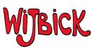 Nom Wijbick, rouge sur fond blanc